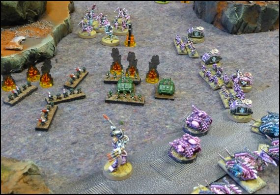 Affrontement entre Dark Angels et Emperor's Children